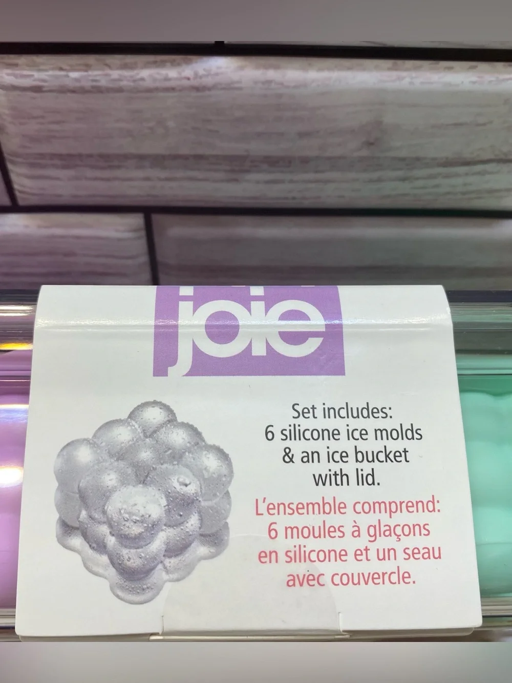 Joie ❤️ (6) XL BUBBLE ICE MOLD & BUCKET BPA FREE NWT